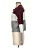 Ambiance Apparel Color Block Burgundy Pullover Sweater Size M - photo 5