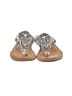 Lascana Silver Flip Flops Size 8 - photo 2