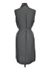 Eddie Bauer Solid Gray Casual Dress Size L - photo 2