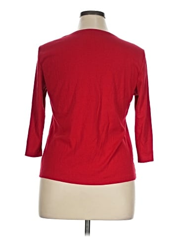 Karen Scott 3/4 Sleeve Top (view 2)