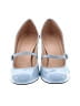 J.Crew 100% Leather Color Block Blue Heels Size 10 1/2 - photo 2