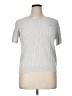 Tommy Hilfiger 100% Cotton Silver Pullover Sweater Size XL - photo 1