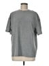 Shein 100% Polyester Solid Gray Short Sleeve T-Shirt Size 6 - photo 1