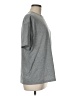 Shein 100% Polyester Solid Gray Short Sleeve T-Shirt Size 6 - photo 4