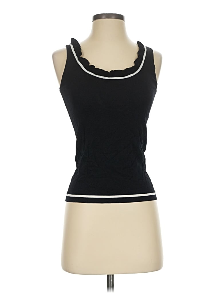 Pre-owned Caché Sweater Vest In Black