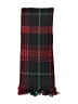 Unbranded Plaid Burgundy Scarf One size - photo 2