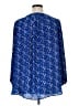T Tahari 100% Polyester Blue 3/4 Sleeve Blouse Size 1X - photo 2