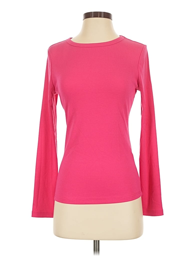 Automet Long Sleeve T-shirt In Pink