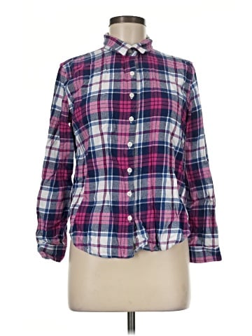 Basic Editions Long Sleeve Button-Down Shirt (view 1)