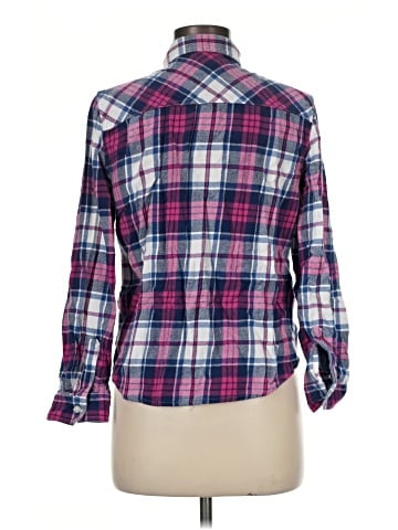 Basic Editions Long Sleeve Button-Down Shirt (view 2)