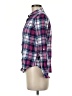 Basic Editions 100% Cotton Plaid Pink Long Sleeve Button-Down Shirt Size M - photo 5