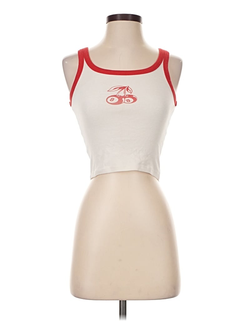 Pre-owned Rsq Sports Bra In Ivory