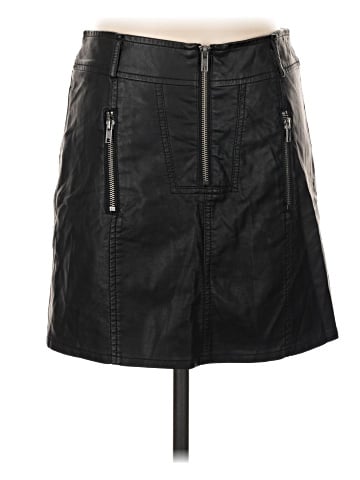 Allen B. by Allen Schwartz Faux Leather Skirt (view 1)
