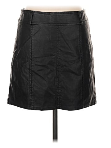 Allen B. by Allen Schwartz Faux Leather Skirt (view 2)