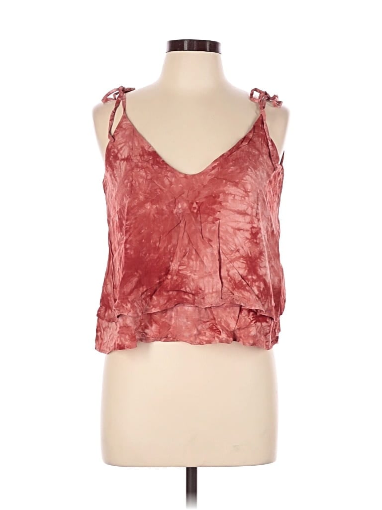 Pre-owned Tobi Sleeveless Top Red Sweetheart Neckline Tops