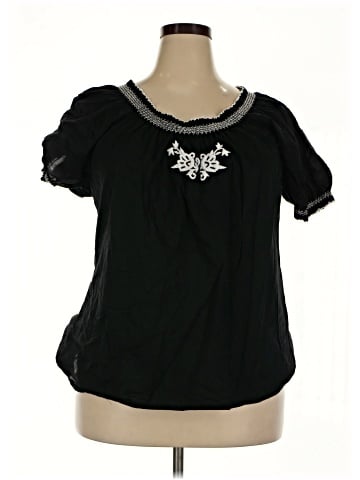 Relativity Short Sleeve Blouse (view 1)