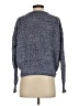 American Apparel Tweed Blue Pullover Sweater Size S - photo 2