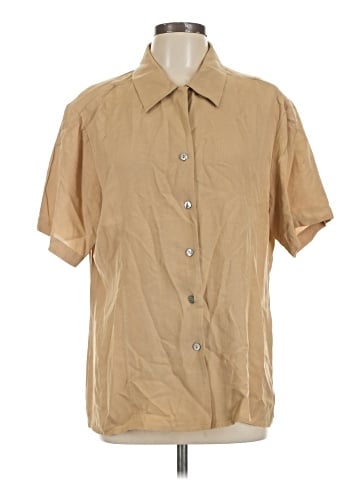 Valerie Stevens Short Sleeve Silk Top (view 1)