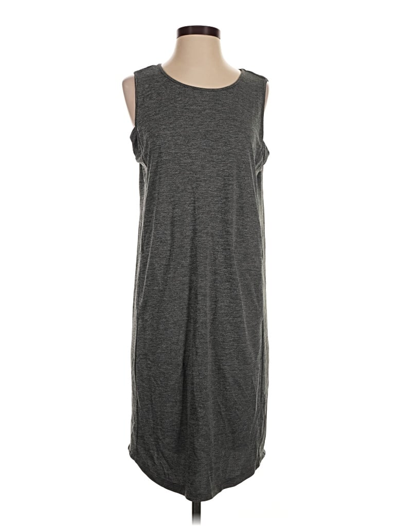 Pre-owned Duluth Trading Co. Casual Dress In Gray