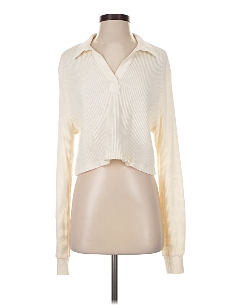 Pre-owned The Range Cardigan Sweater In Ivory