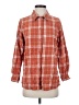Blair Plaid Orange Long Sleeve Button-Down Shirt Size S - photo 1
