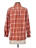 Blair Plaid Orange Long Sleeve Button-Down Shirt Size S - photo 2