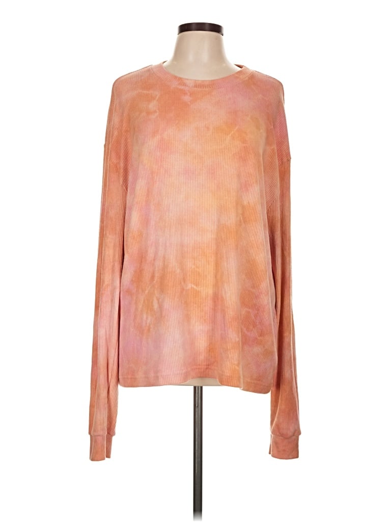 Pre-owned Peach Pullover Sweater In Orange