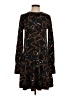 Zara Basic Paisley Black Casual Dress Size S - photo 1