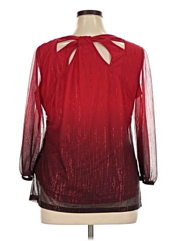 Sara Michelle 3/4 Sleeve Blouse (view 2)