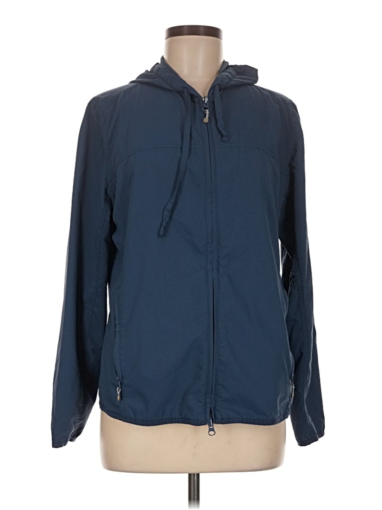 Pre-owned Coolibar Windbreaker Jacket In Blue