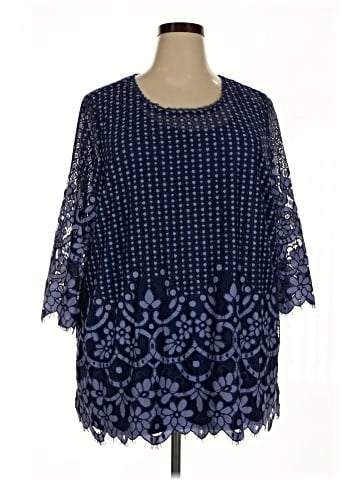 Isaac Mizrahi LIVE! 3/4 Sleeve Blouse (view 1)