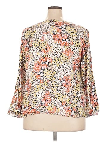 Ann Taylor LOFT 3/4 Sleeve Blouse (view 2)
