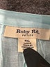 Ruby Rd. Teal 3/4 Sleeve Blouse Size XL (petite) - photo 7