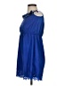 Snap 100% Polyester Blue Casual Dress Size S - photo 5