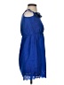 Snap 100% Polyester Blue Casual Dress Size S - photo 4