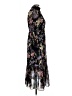 Unbranded 100% Polyester Floral Black Cocktail Dress Size L - photo 4