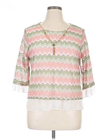 Alfred Dunner 3/4 Sleeve Blouse (view 1)