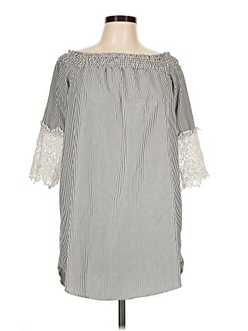 J for Justify 3/4 Sleeve Blouse (view 1)