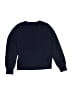 Crewcuts 100% Cotton Solid Blue Pullover Sweater Size 6 - 7 - photo 2