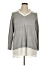 Adrianna Papell Gray Pullover Sweater Size 1X - photo 1