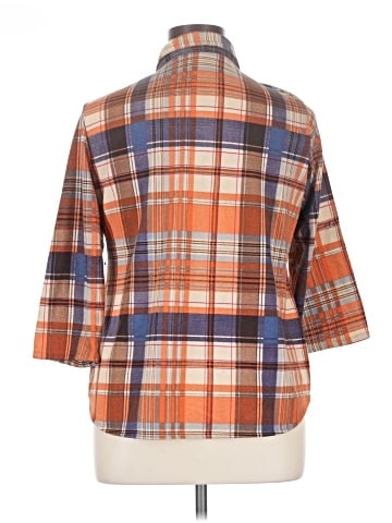 Eden & Olivia 3/4 Sleeve Button-Down Shirt (view 2)