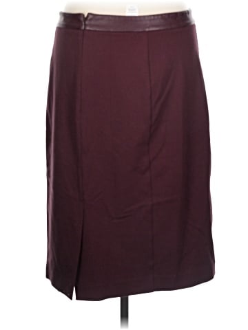 Ann Taylor Factory Faux Leather Skirt (view 2)