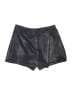 Haute Monde Metallic Black Shorts Size L - photo 1