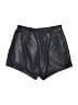 Haute Monde Metallic Black Shorts Size L - photo 2