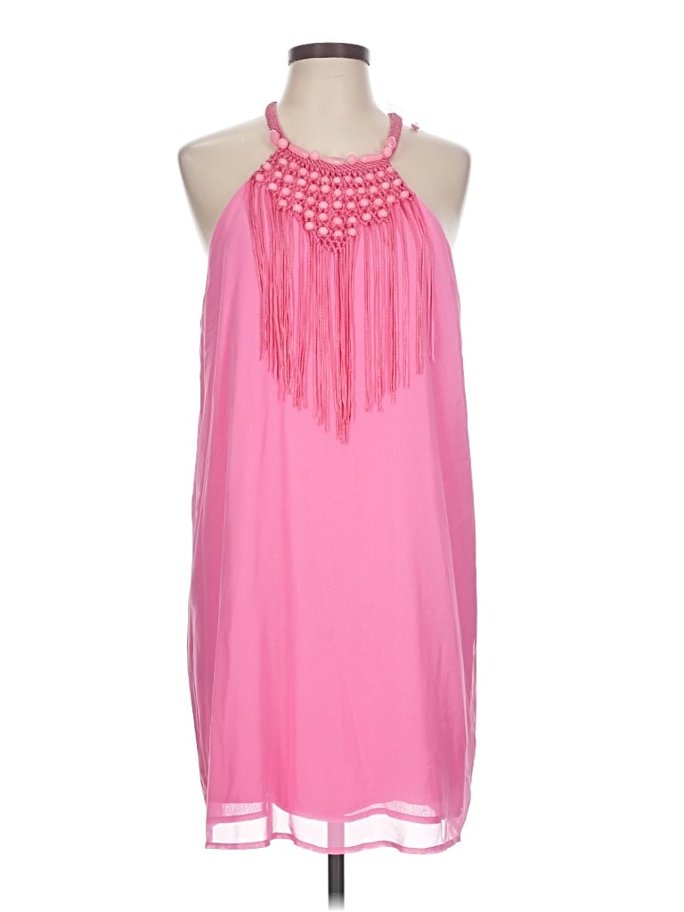 Pre-owned Boston Proper Cocktail Dress In Pink