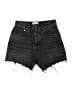 AGOLDE Black Denim Shorts Size 28 waist - photo 1
