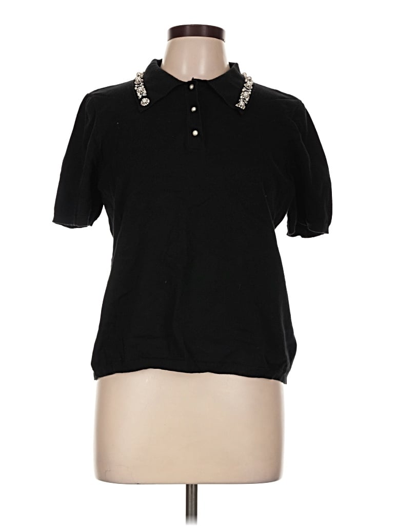 Pre-owned Cece Pullover Sweater In Black