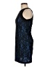 Socialite 100% Polyester Paisley Blue Cocktail Dress Size M - photo 5