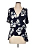 Venus Blue Short Sleeve Blouse Size L - photo 1