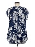 Cocomo Blue Short Sleeve Blouse Size M - photo 2